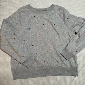 Old Navy Medium Gray Sweatshirt with Stars